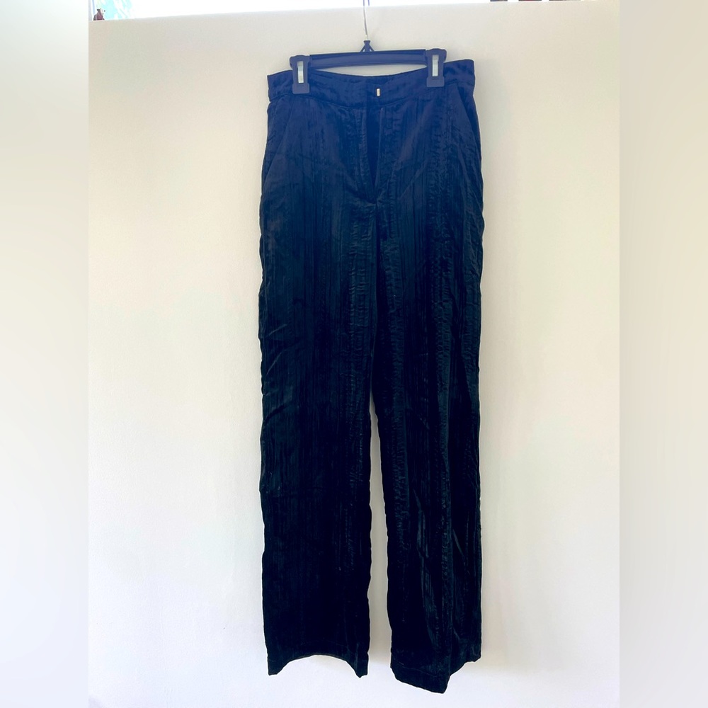 Top Shop women’s black velvet pants size 2